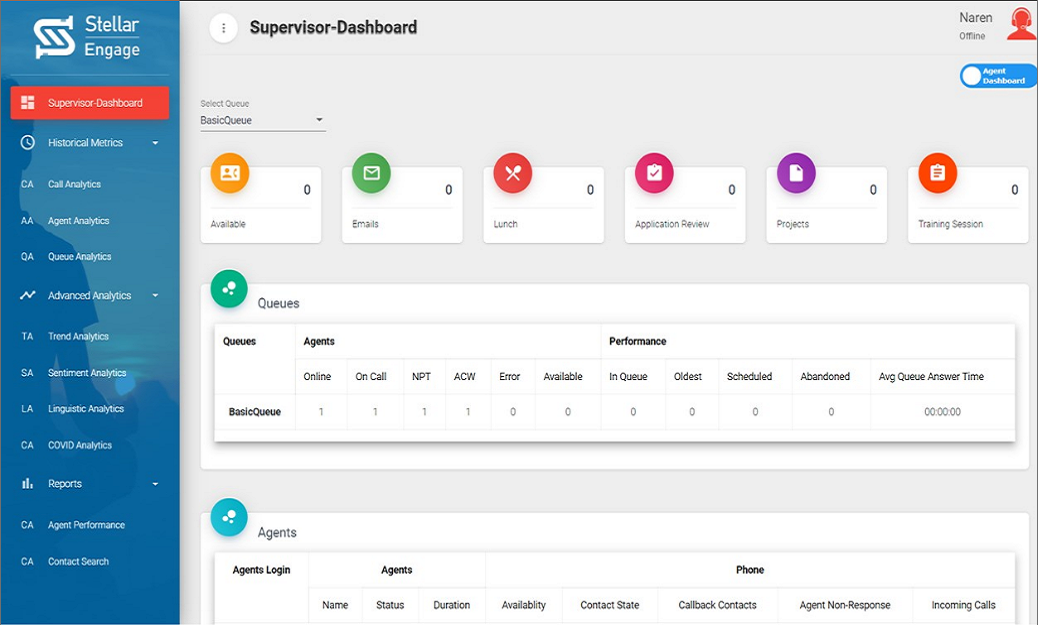 Stellar Engage contact center platform imagery