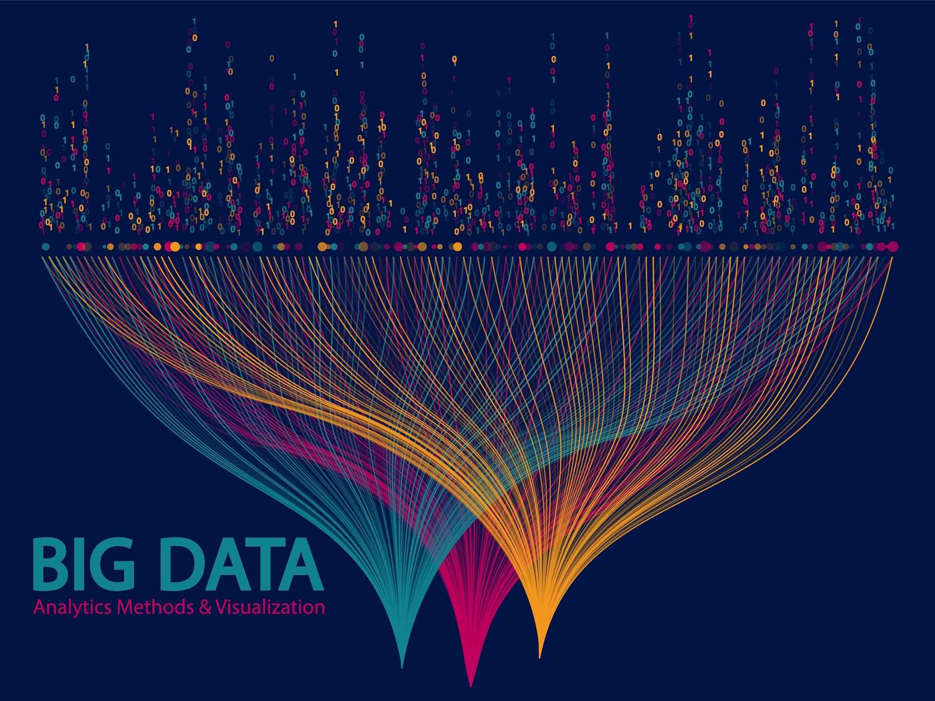 Big data visualization concept